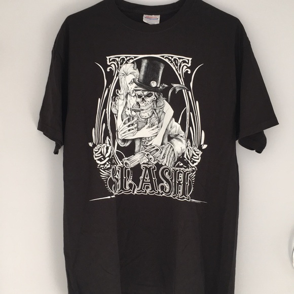 Slash Guns and Roses Slash Graphic T-shirt LG - Picture 1 of 8